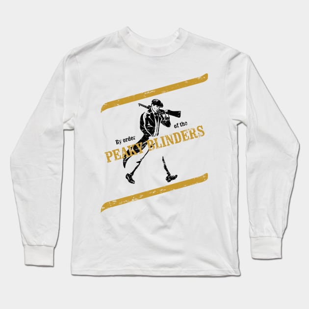 Peaky Walker Long Sleeve T-Shirt by BuckRogers